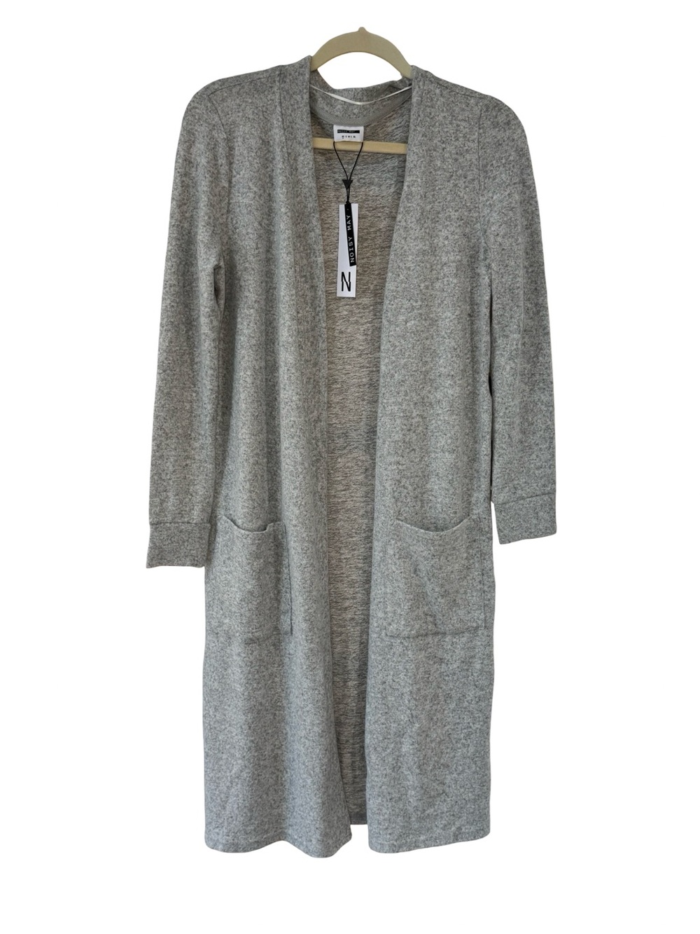 🐰 ASOS Noisy May Heather Gray Open Front Cardigan‎ 🐰